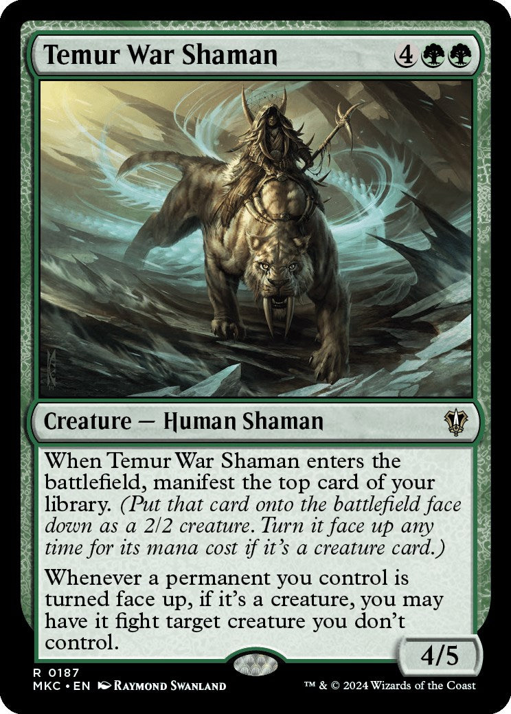 Temur War Shaman [Murders at Karlov Manor Commander] | Eastridge Sports Cards & Games