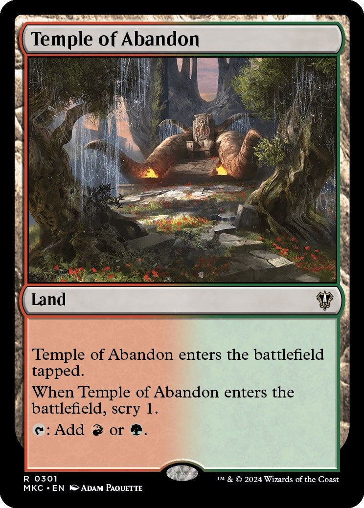 Temple of Abandon [Murders at Karlov Manor Commander] | Eastridge Sports Cards & Games