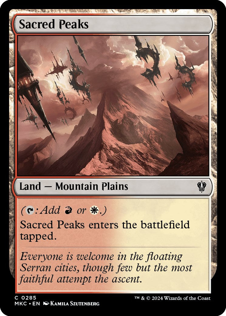 Sacred Peaks [Murders at Karlov Manor Commander] | Eastridge Sports Cards & Games