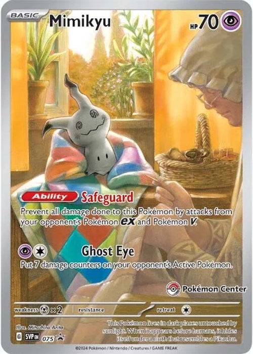 Mimikyu (SVP075)(Pokemon Center Exclusive) [Scarlet & Violet: Black Star Promos] | Eastridge Sports Cards & Games