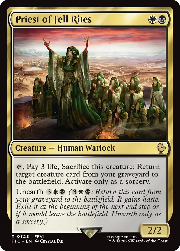 Priest of Fell Rites [FINAL FANTASY Commander] | Eastridge Sports Cards & Games