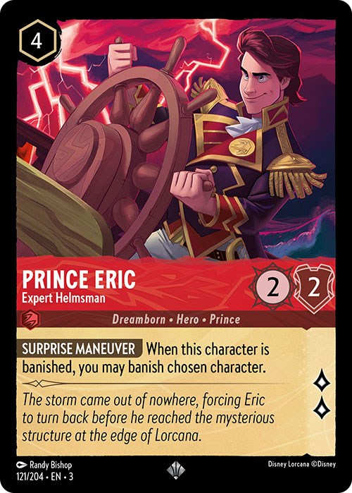 Prince Eric - Expert Helmsman (121/204) [Into the Inklands] | Eastridge Sports Cards & Games