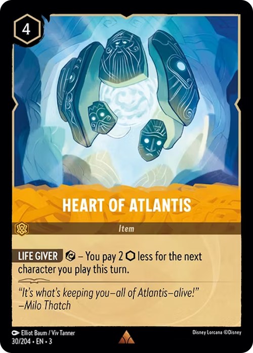 Heart of Atlantis (30/204) [Into the Inklands] | Eastridge Sports Cards & Games