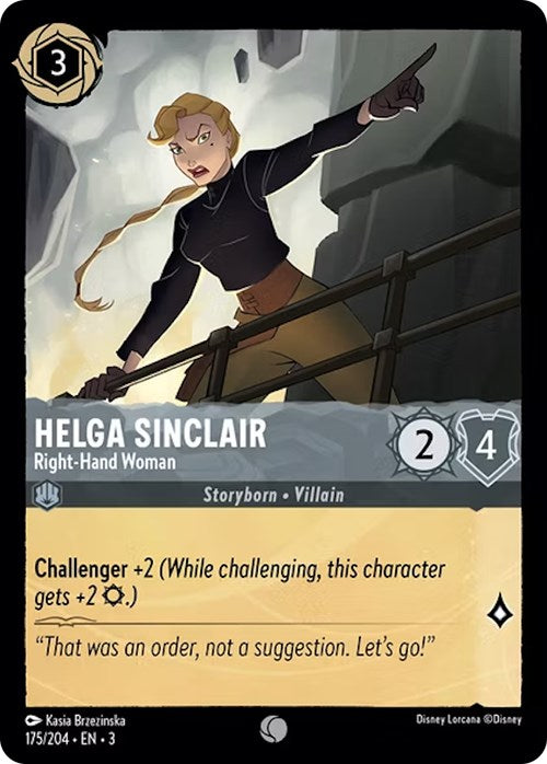 Helga Sinclair - Right-Hand Woman (175/204) [Into the Inklands] | Eastridge Sports Cards & Games