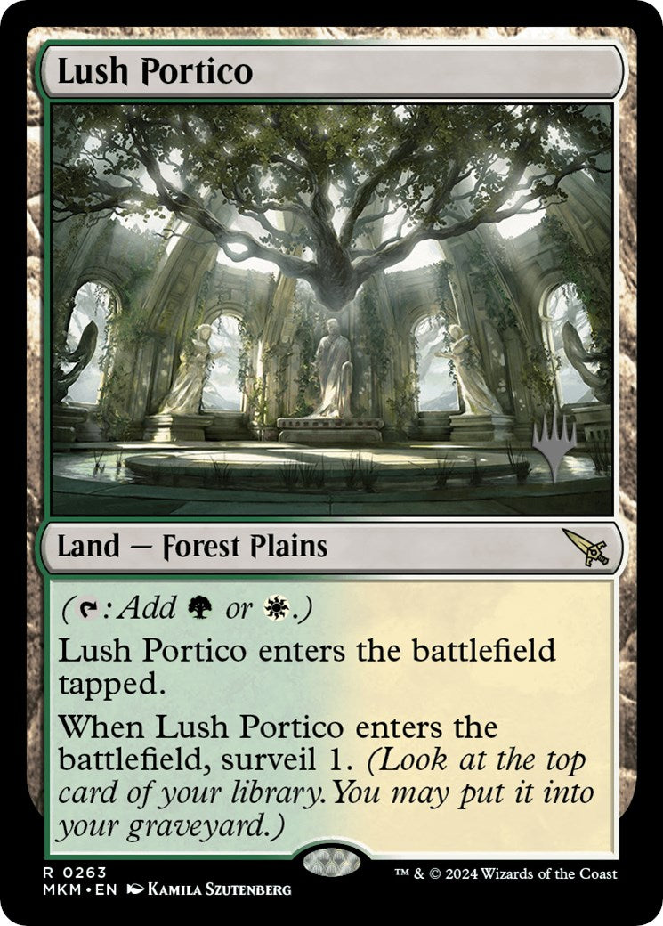 Lush Portico (Promo Pack) [Murders at Karlov Manor Promos] | Eastridge Sports Cards & Games