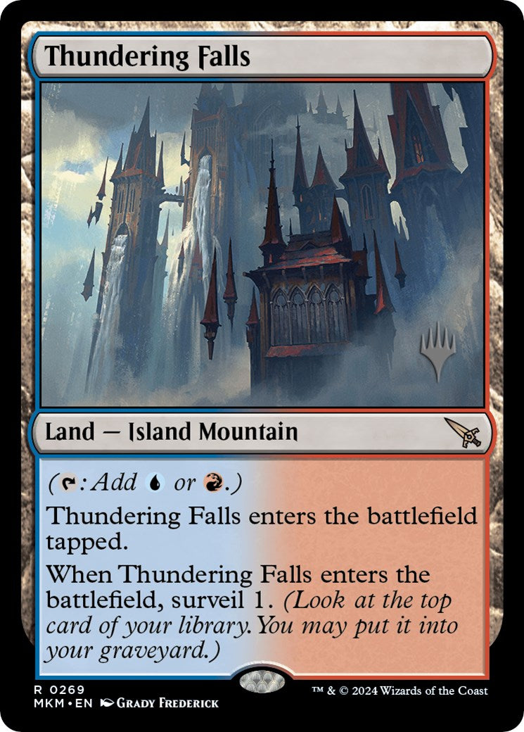 Thundering Falls (Promo Pack) [Murders at Karlov Manor Promos] | Eastridge Sports Cards & Games