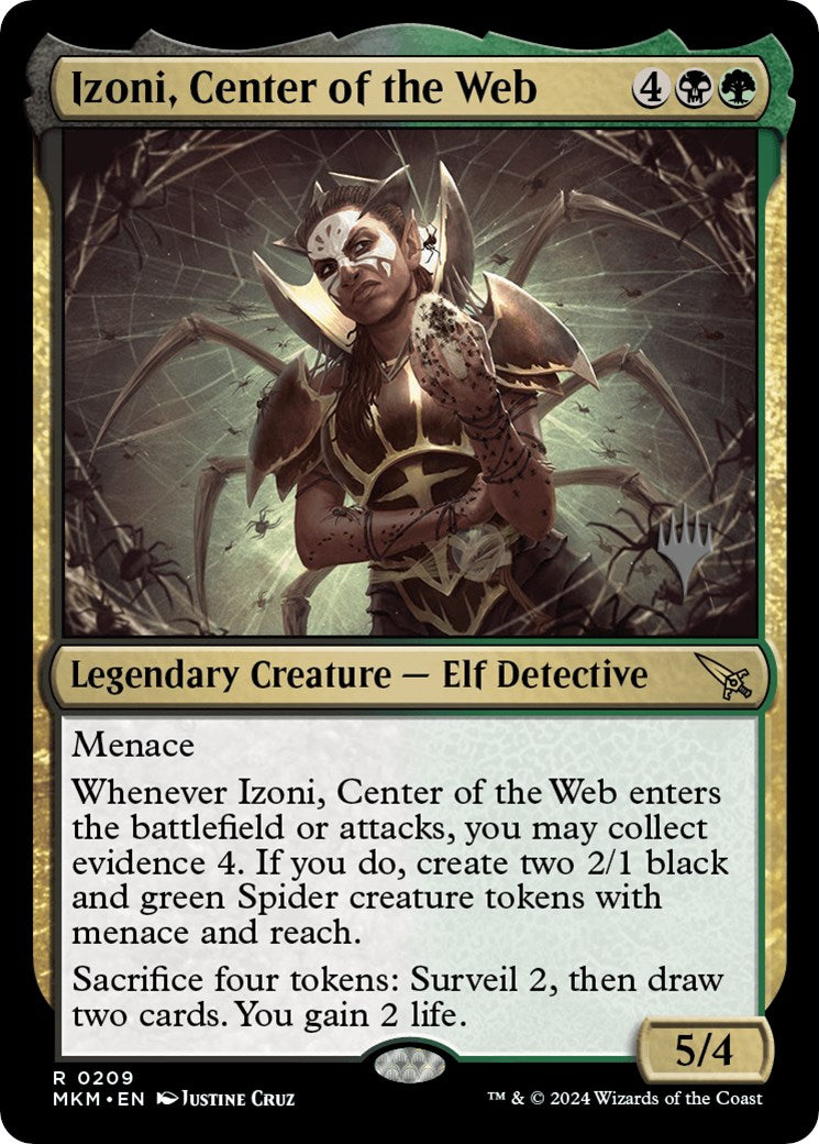 Izoni, Center of the Web (Promo Pack) [Murders at Karlov Manor Promos] | Eastridge Sports Cards & Games