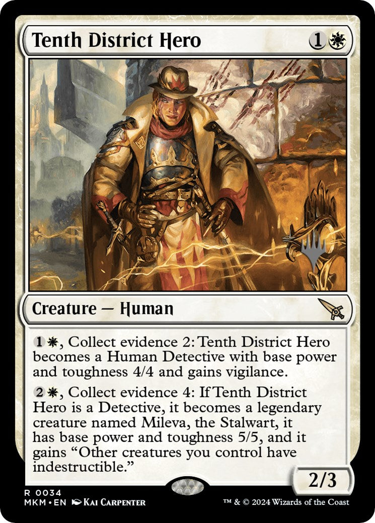 Tenth District Hero (Promo Pack) [Murders at Karlov Manor Promos] | Eastridge Sports Cards & Games