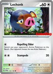 Lechonk (154/198) (GameStop Promo) [Scarlet & Violet: Base Set] | Eastridge Sports Cards & Games