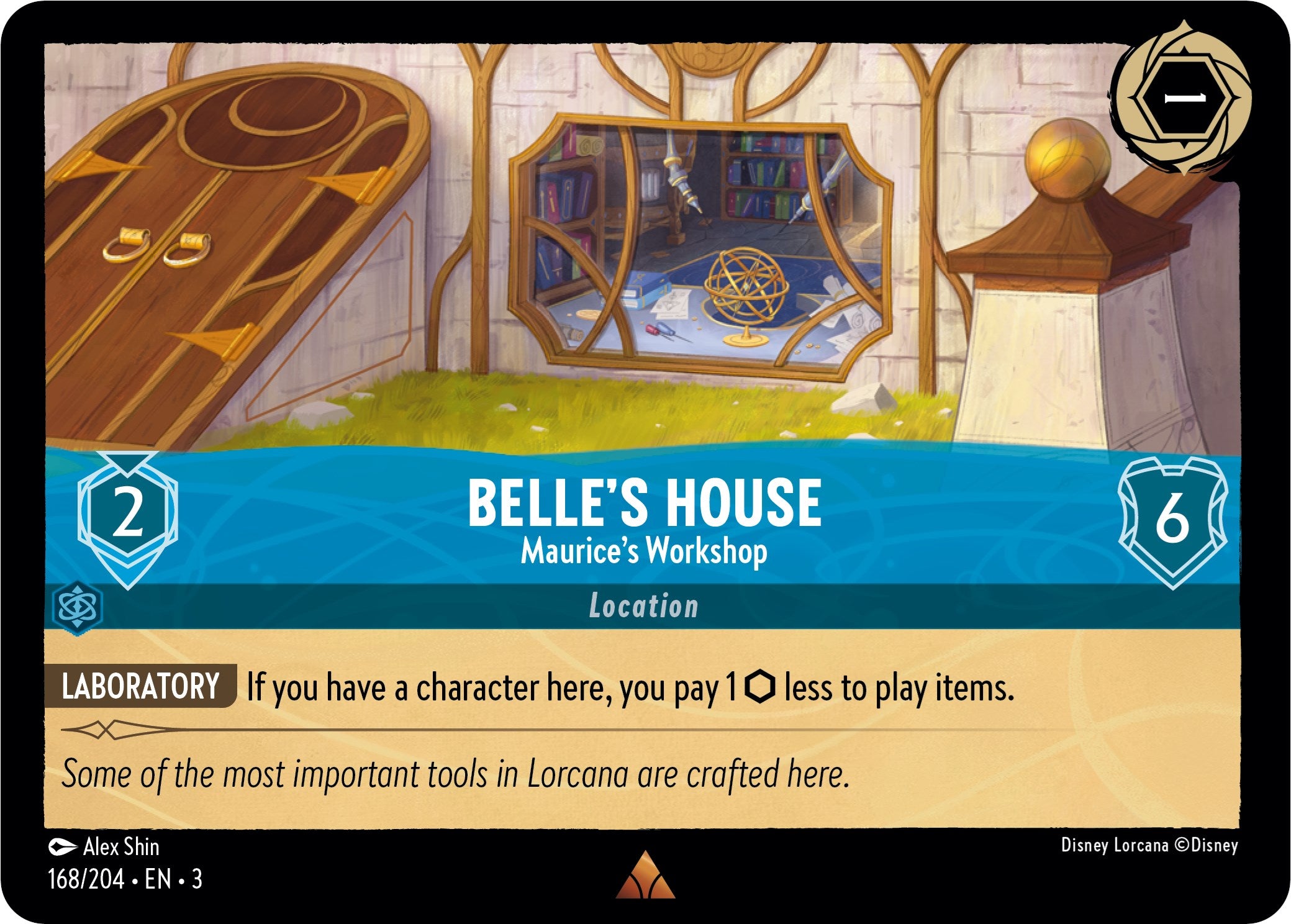 Belle's House - Maurice's Workshop (168/204) [Into the Inklands] | Eastridge Sports Cards & Games