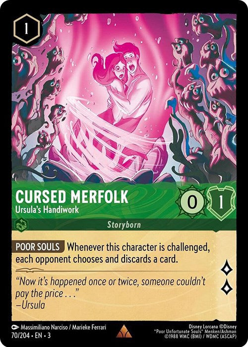 Cursed Merfolk - Ursula's Handiwork (70/204) [Into the Inklands] | Eastridge Sports Cards & Games