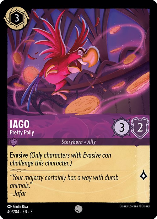 Iago - Pretty Polly (40/204) [Into the Inklands] | Eastridge Sports Cards & Games