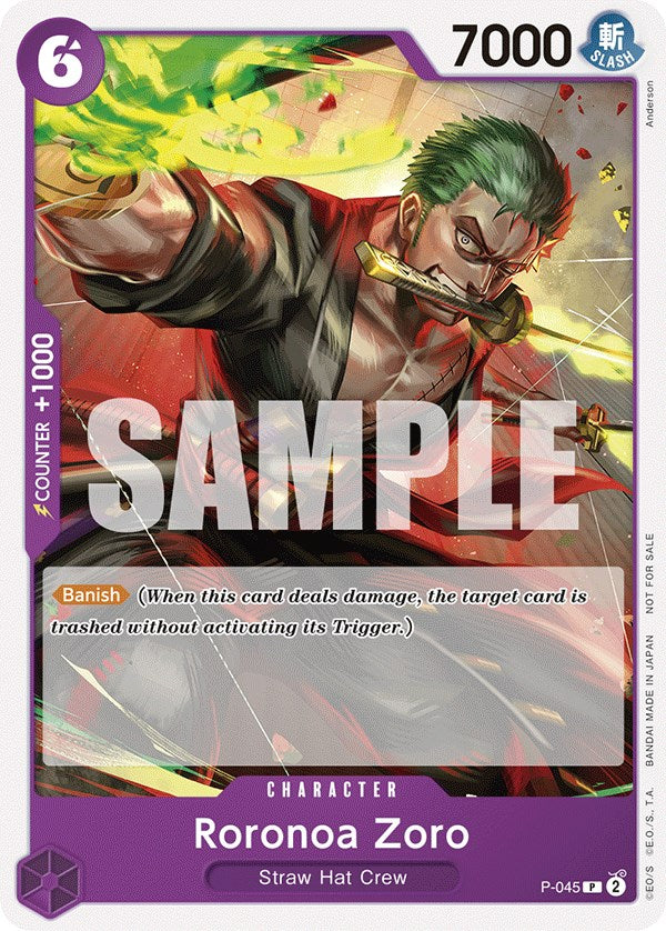 Roronoa Zoro (OP-06 Pre-Release Tournament) [Participant] [One Piece Promotion Cards] | Eastridge Sports Cards & Games
