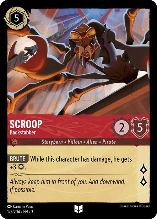 Scroop - Backstabber (122/204) [Into the Inklands] | Eastridge Sports Cards & Games