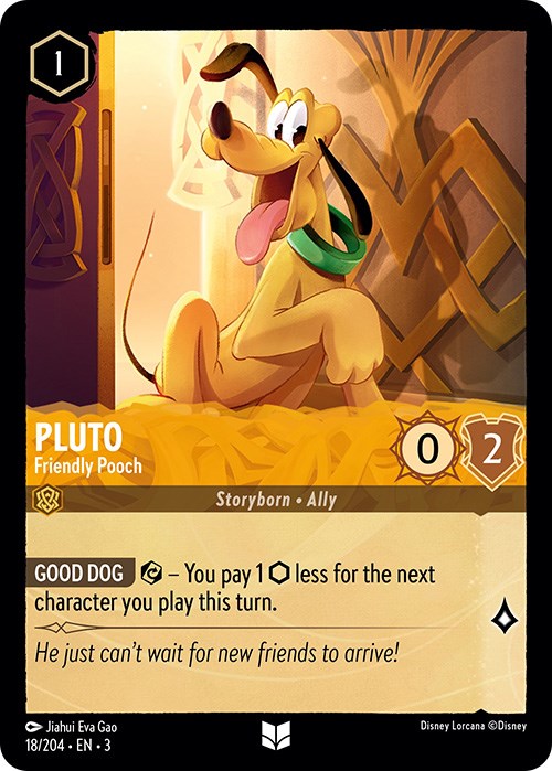 Pluto - Friendly Pooch (18/204) [Into the Inklands] | Eastridge Sports Cards & Games