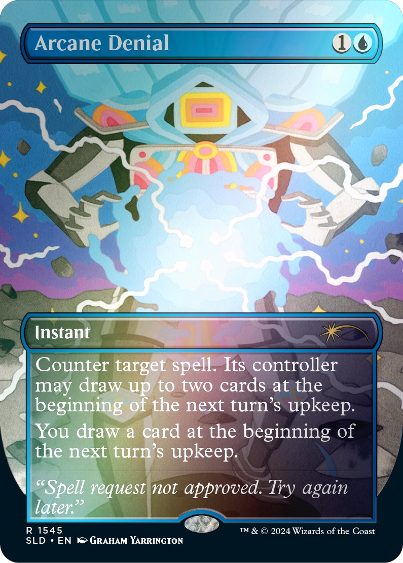 Arcane Denial (Rainbow Foil) [Secret Lair Drop Series] | Eastridge Sports Cards & Games