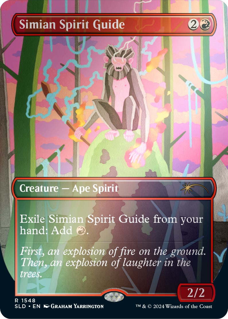 Simian Spirit Guide (Rainbow Foil) [Secret Lair Drop Series] | Eastridge Sports Cards & Games