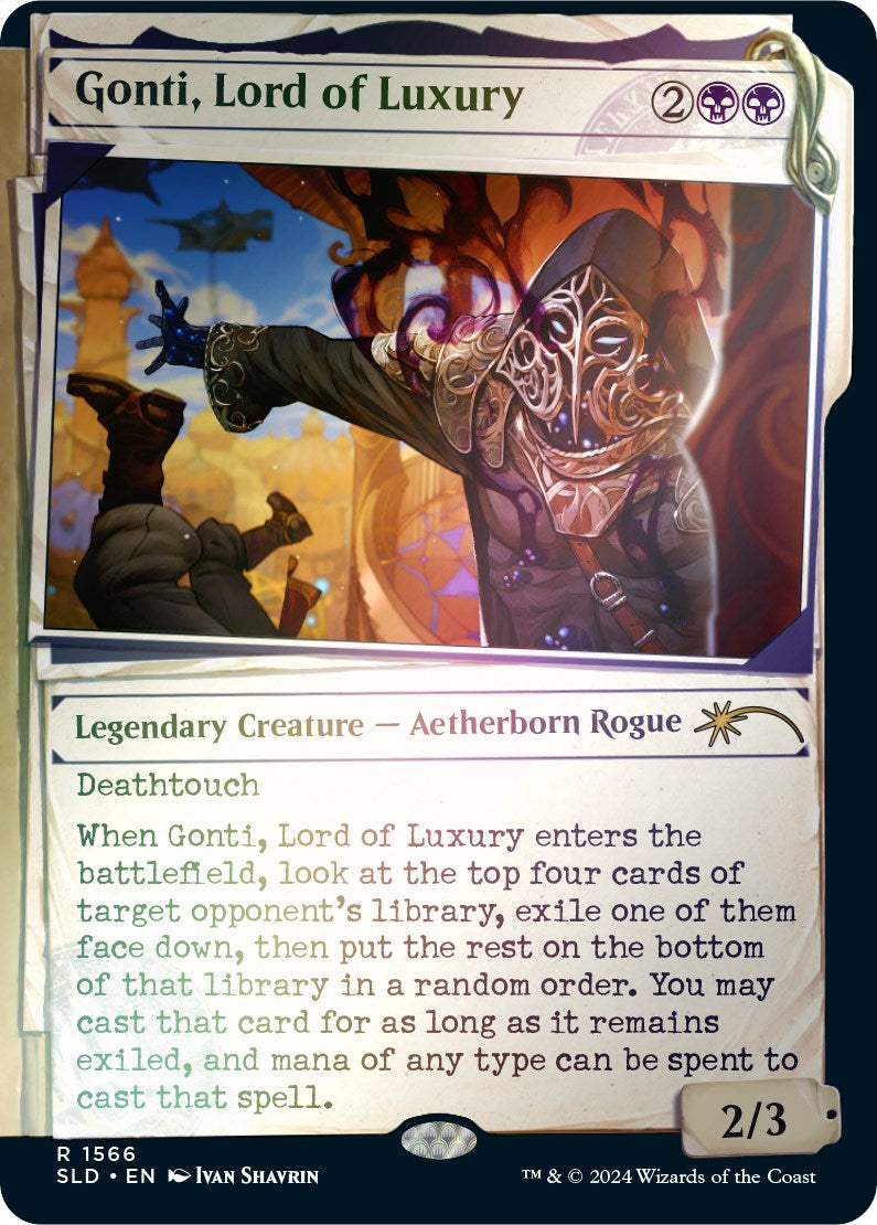 Gonti, Lord of Luxury (Rainbow Foil) [Secret Lair Drop Series] | Eastridge Sports Cards & Games