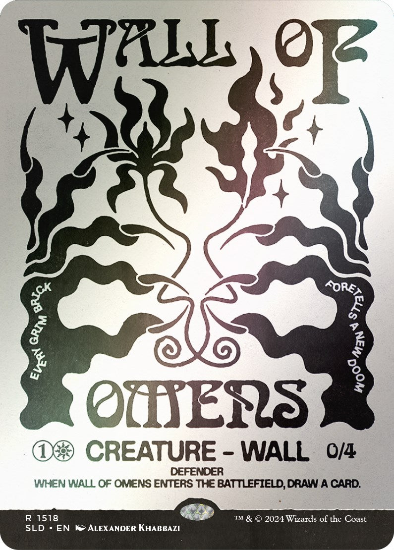 Wall of Omens (Rainbow Foil) [Secret Lair Drop Series] | Eastridge Sports Cards & Games