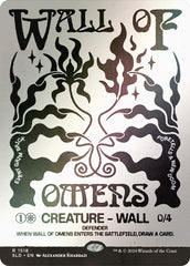 Wall of Omens (Rainbow Foil) [Secret Lair Drop Series] | Eastridge Sports Cards & Games