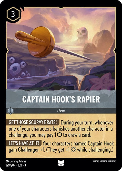 Captain Hook's Rapier (199/204) [Into the Inklands] | Eastridge Sports Cards & Games
