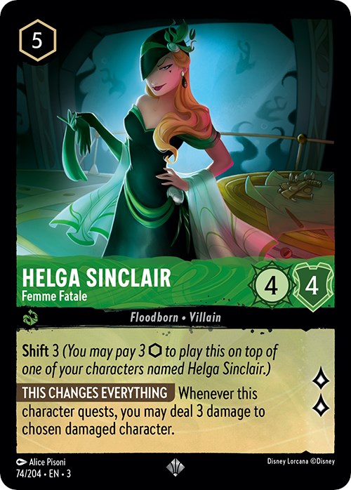 Helga Sinclair - Femme Fatale (74/204) [Into the Inklands] | Eastridge Sports Cards & Games
