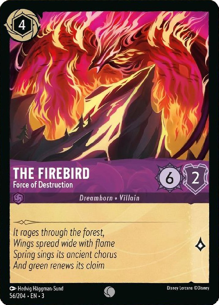The Firebird - Force of Destruction (56/204) [Into the Inklands] | Eastridge Sports Cards & Games