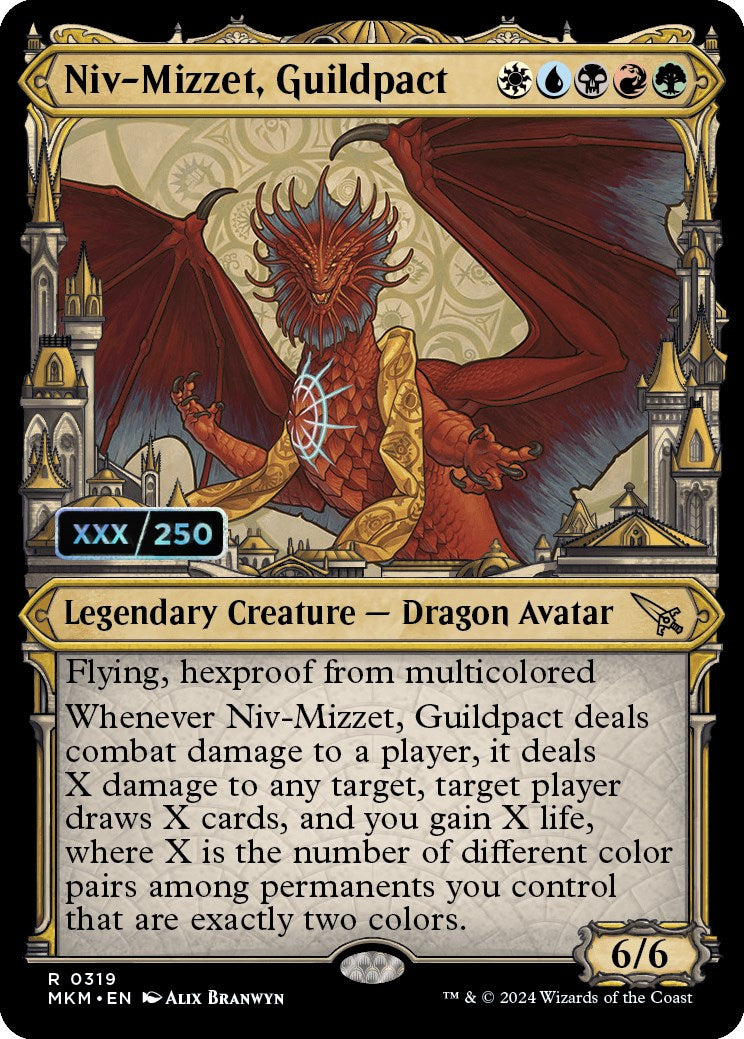 Niv-Mizzet, Guildpact (Serialized) [Murders at Karlov Manor] | Eastridge Sports Cards & Games