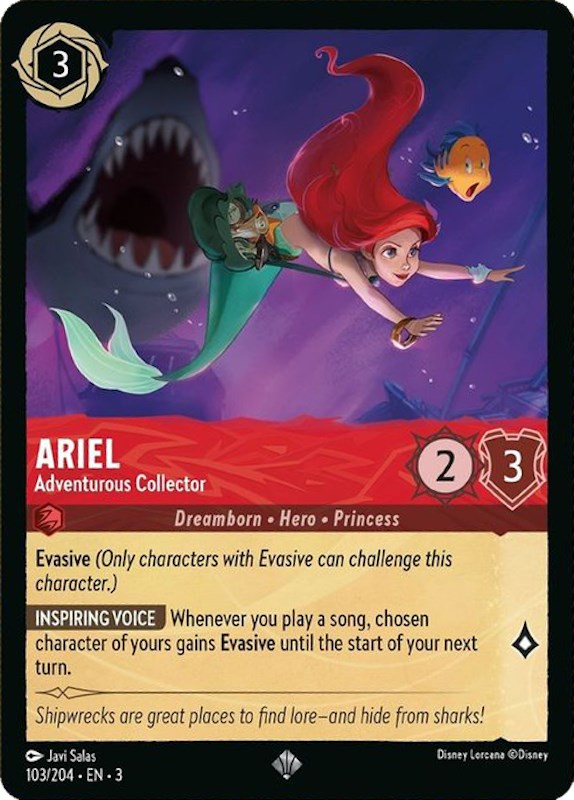 Ariel - Adventurous Collector (103/204) [Into the Inklands] | Eastridge Sports Cards & Games