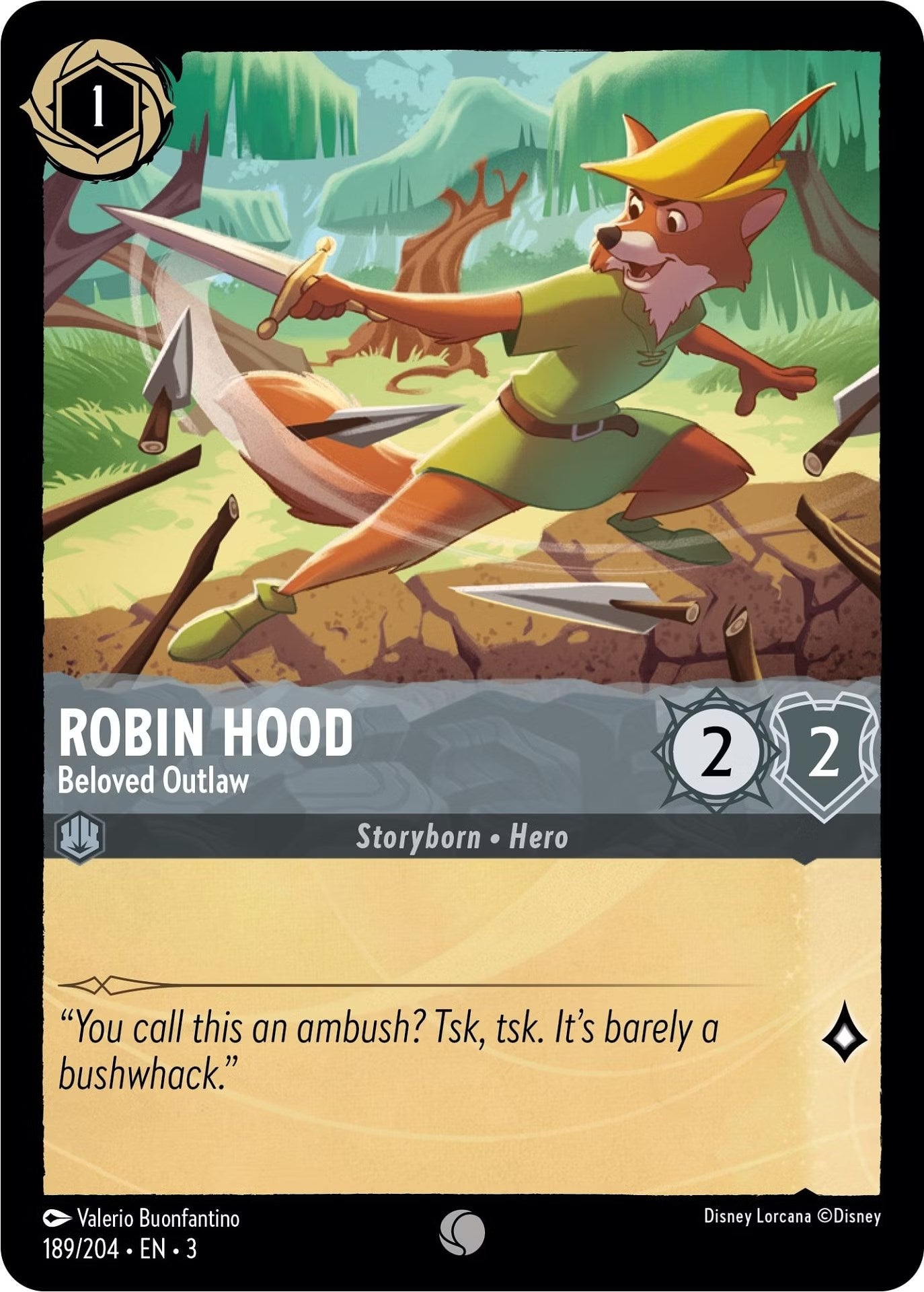 Robin Hood - Beloved Outlaw (189/204) [Into the Inklands] | Eastridge Sports Cards & Games