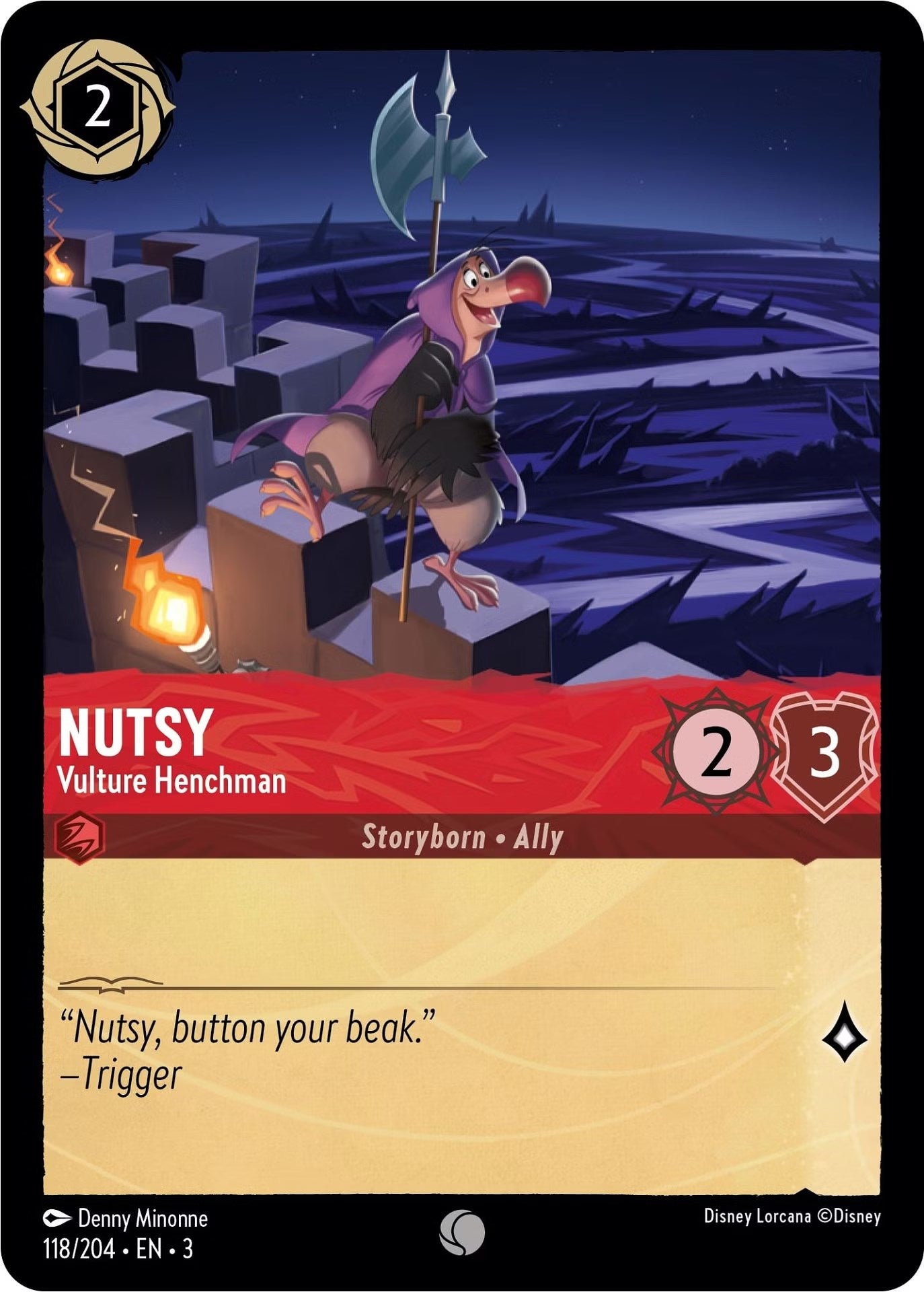 Nutsy - Vulture Henchman (118/204) [Into the Inklands] | Eastridge Sports Cards & Games