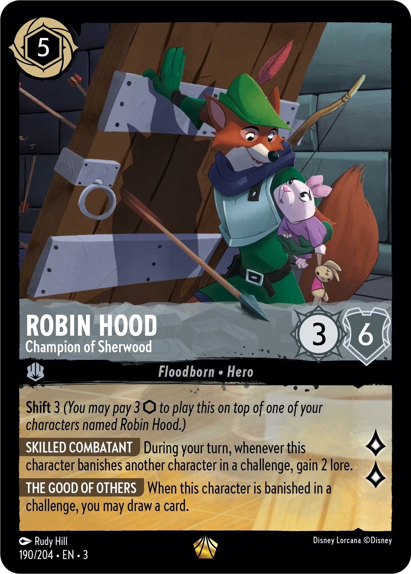 Robin Hood - Champion of Sherwood (190/204) [Into the Inklands] | Eastridge Sports Cards & Games
