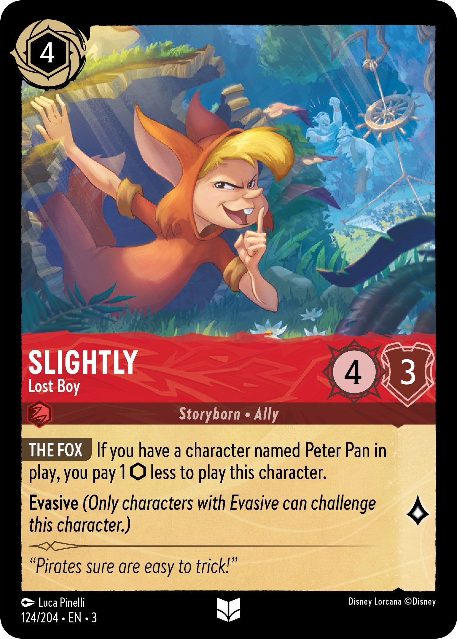Slightly - Lost Boy (124/204) [Into the Inklands] | Eastridge Sports Cards & Games
