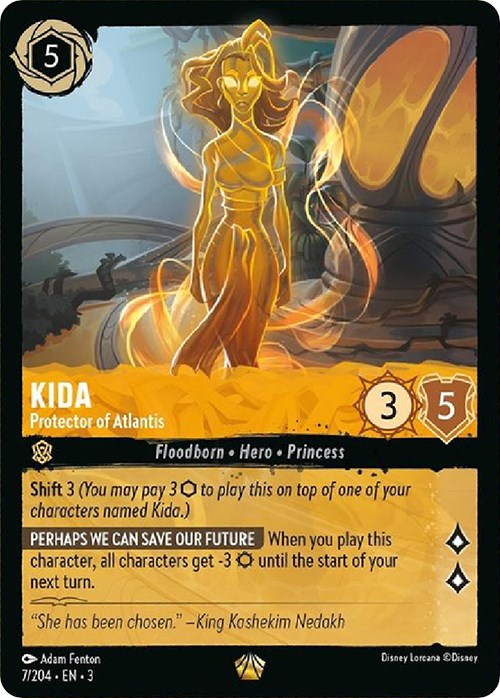 Kida - Protector of Atlantis (7/204) [Into the Inklands] | Eastridge Sports Cards & Games