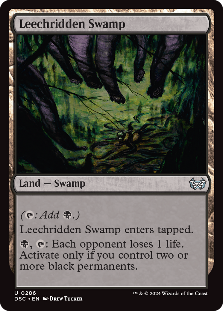 Leechridden Swamp [Duskmourn: House of Horror Commander] | Eastridge Sports Cards & Games