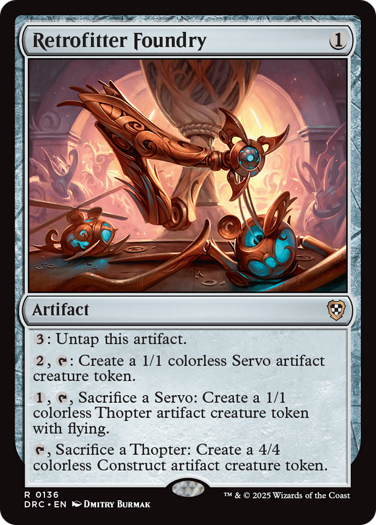 Retrofitter Foundry [Aetherdrift Commander] | Eastridge Sports Cards & Games