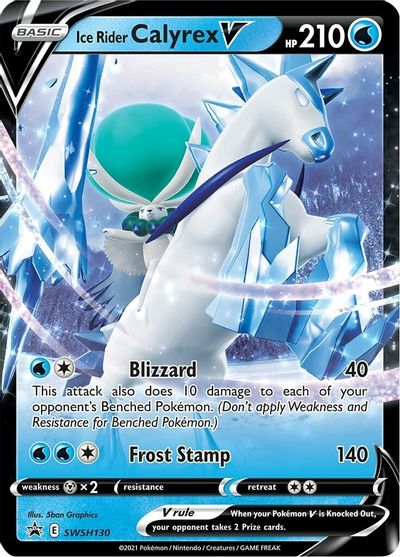 Ice Rider Calyrex V (SWSH130) [Sword & Shield: Black Star Promos] | Eastridge Sports Cards & Games