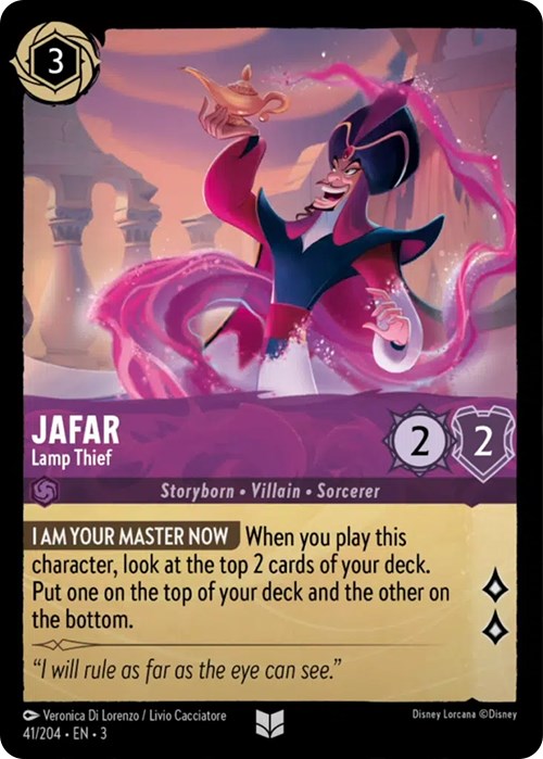 Jafar - Lamp Thief (41/204) [Into the Inklands] | Eastridge Sports Cards & Games