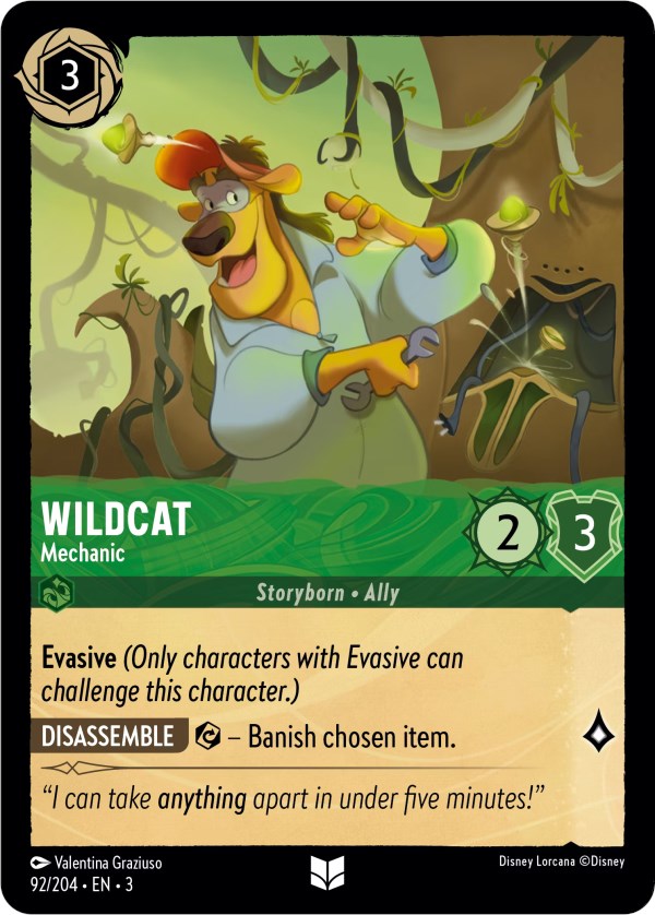 Wildcat - Mechanic (92/204) [Into the Inklands] | Eastridge Sports Cards & Games
