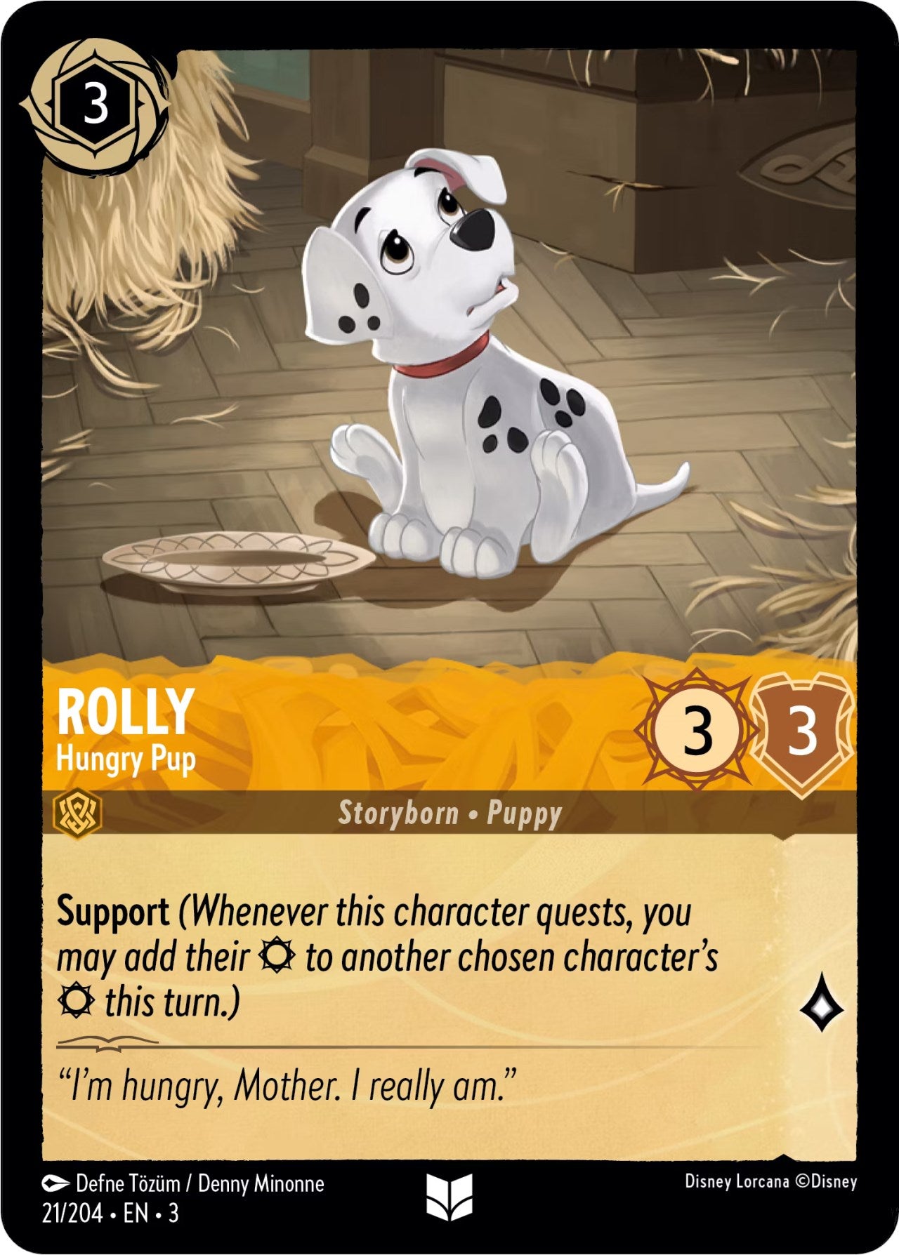 Rolly - Hungry Pup (21/204) [Into the Inklands] | Eastridge Sports Cards & Games