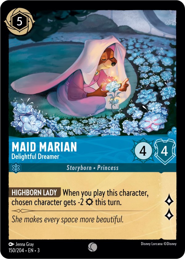 Maid Marian - Delightful Dreamer (150/204) [Into the Inklands] | Eastridge Sports Cards & Games