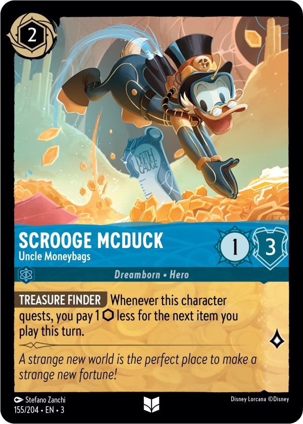 Scrooge McDuck - Uncle Moneybags (155/204) [Into the Inklands] | Eastridge Sports Cards & Games