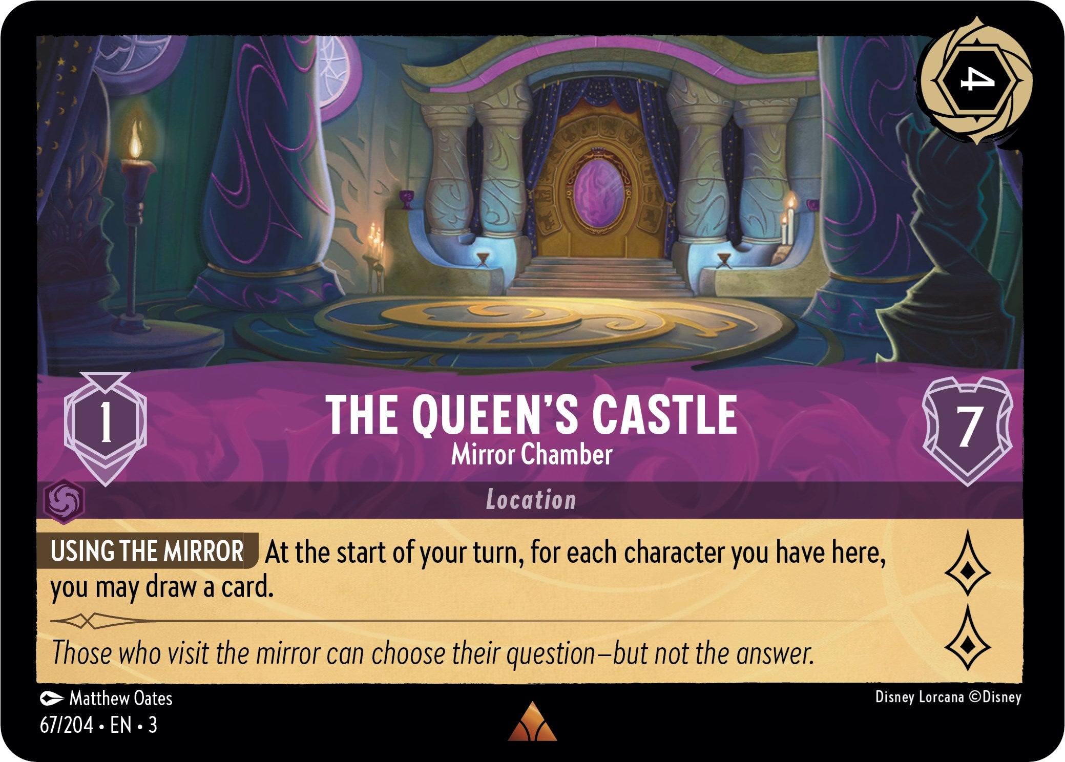 The Queen's Castle - Mirror Chamber (67/204) [Into the Inklands] | Eastridge Sports Cards & Games