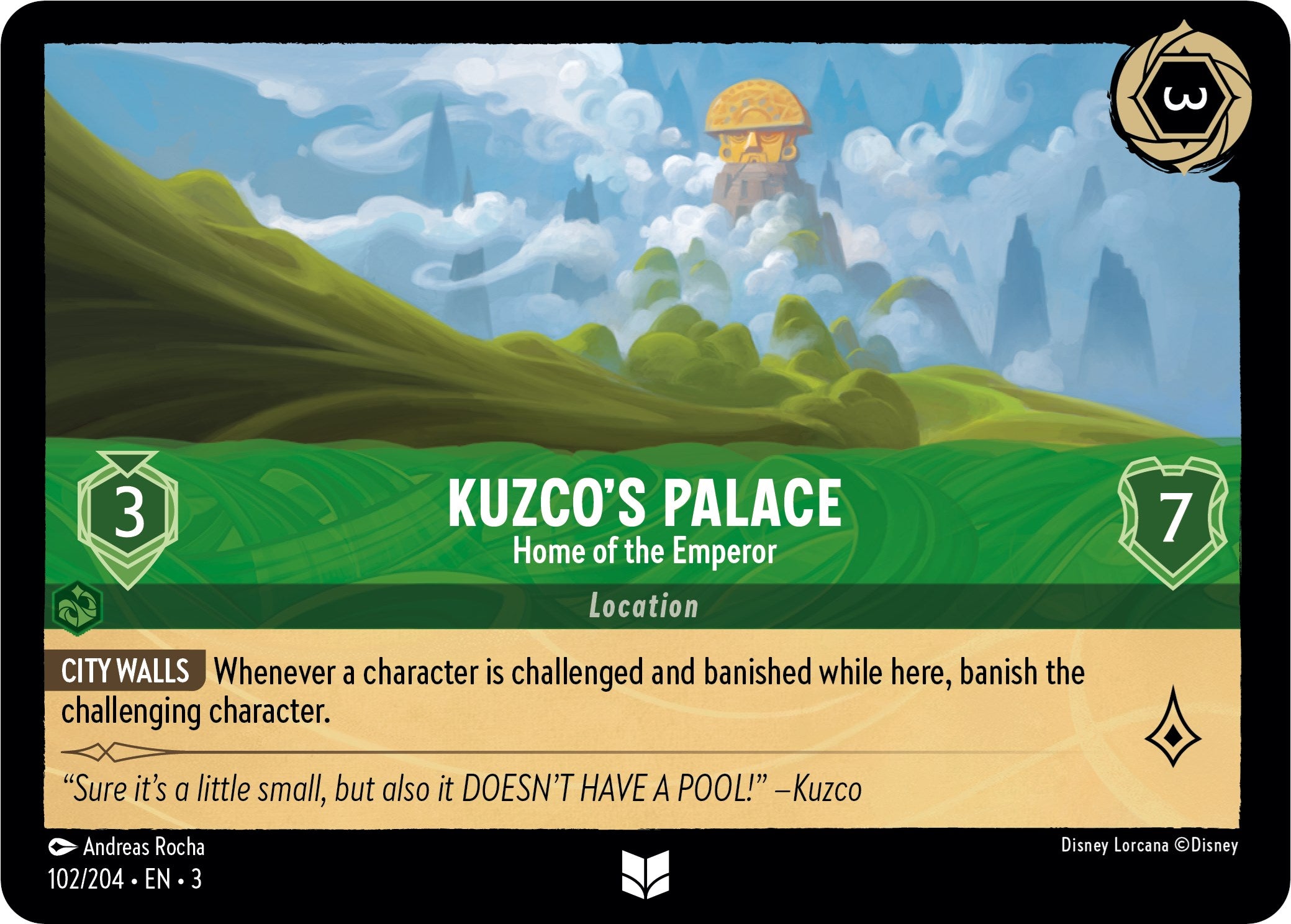Kuzco's Palace - Home of the Emperor (102/204) [Into the Inklands] | Eastridge Sports Cards & Games