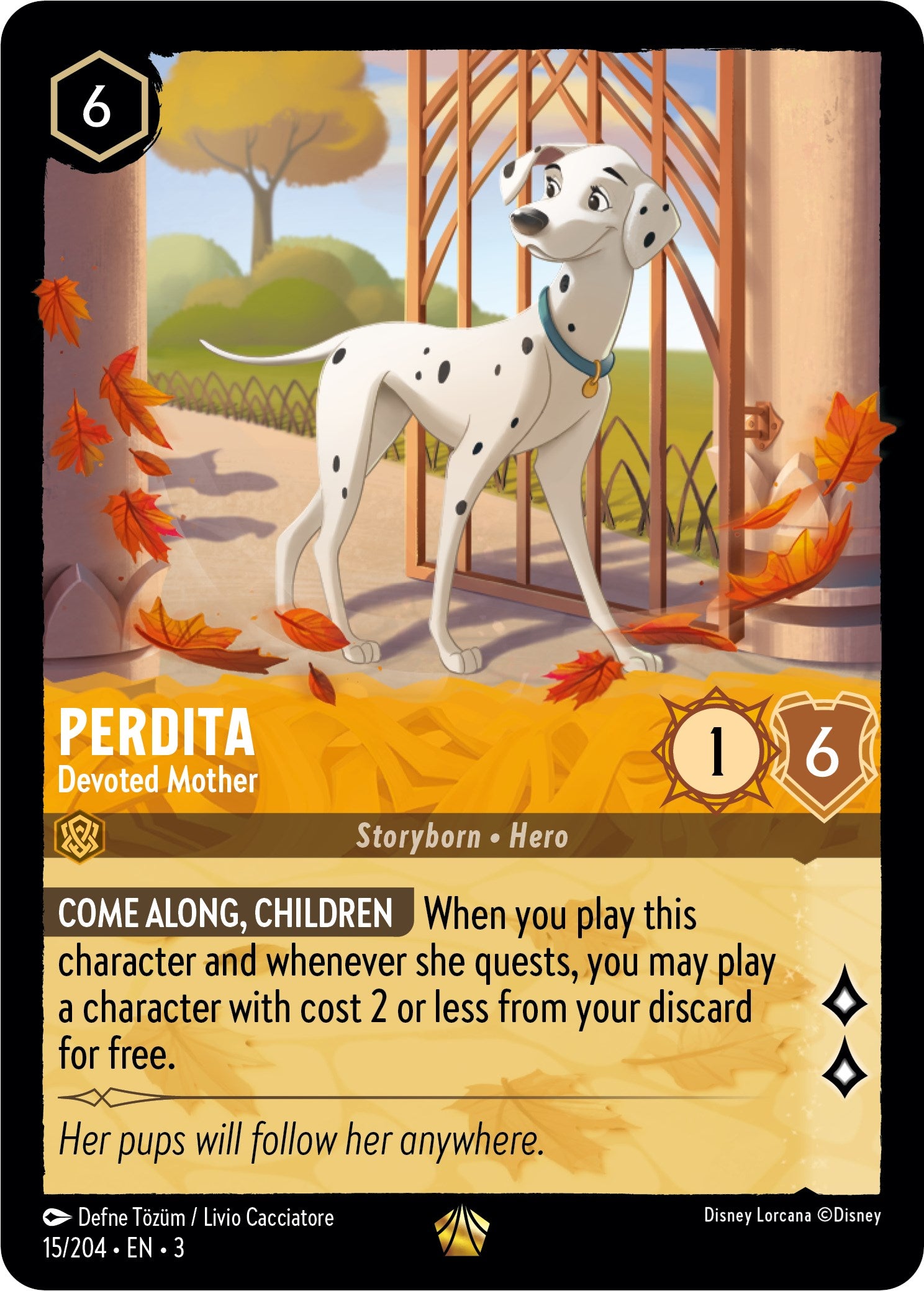 Perdita - Devoted Mother (15/204) [Into the Inklands] | Eastridge Sports Cards & Games
