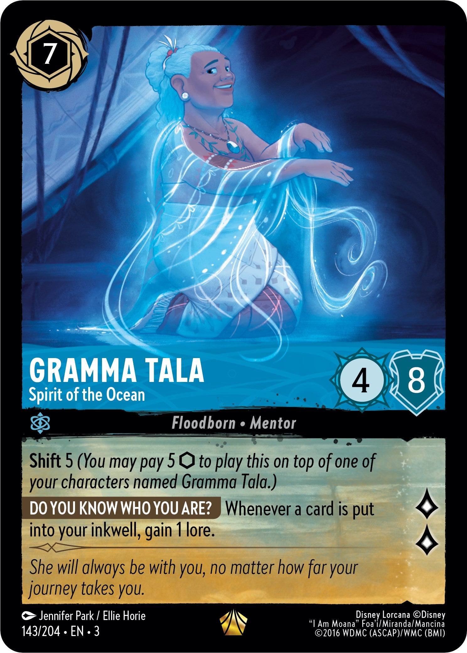 Gramma Tala - Spirit of the Ocean (143/204) [Into the Inklands] | Eastridge Sports Cards & Games