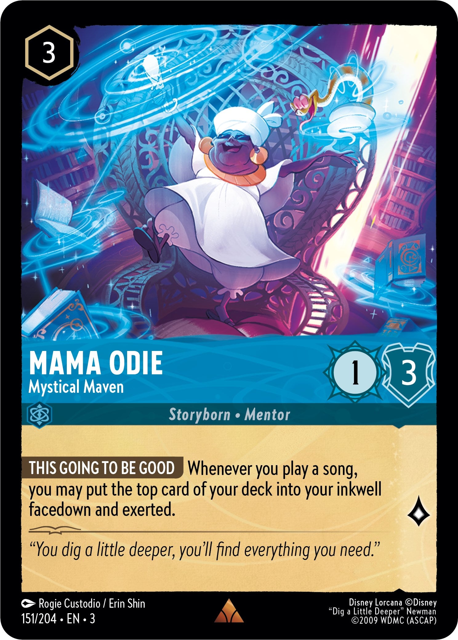 Mama Odie - Mystical Maven (151/204) [Into the Inklands] | Eastridge Sports Cards & Games