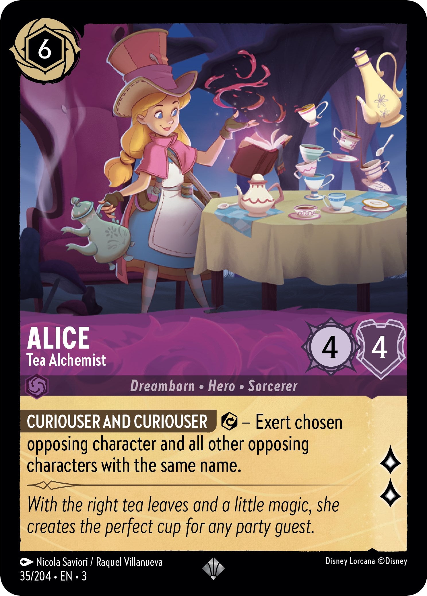 Alice - Tea Alchemist (35/204) [Into the Inklands] | Eastridge Sports Cards & Games