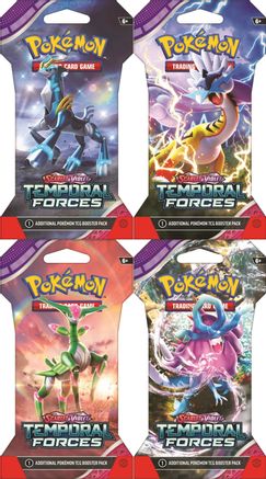 Temporal Forces Sleeved Booster Pack Art Bundle [Set of 4]