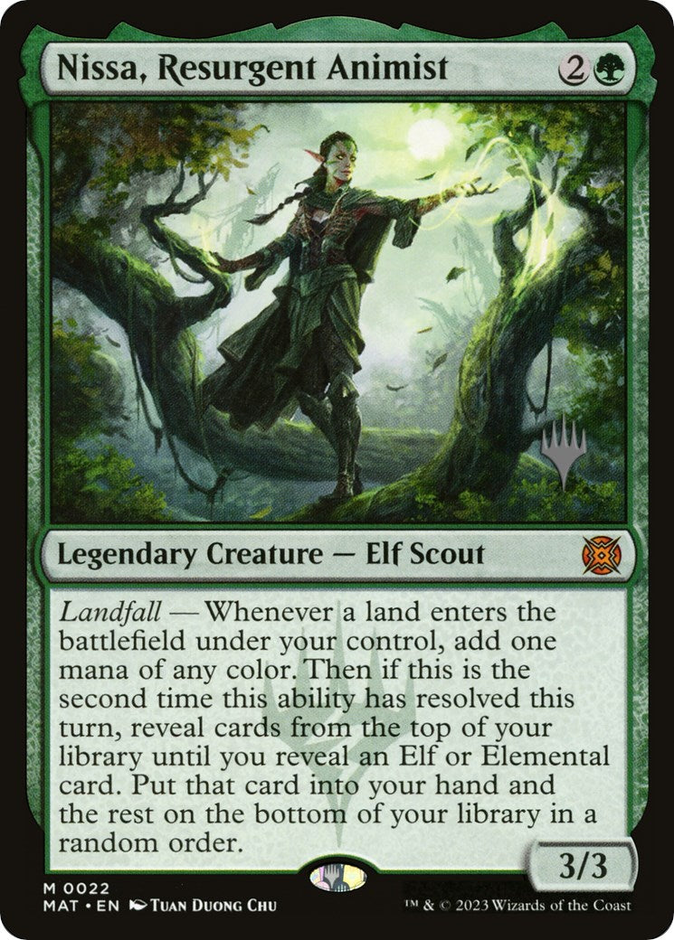 Nissa, Resurgent Animist (Promo Pack) [Murders at Karlov Manor Promos] | Eastridge Sports Cards & Games